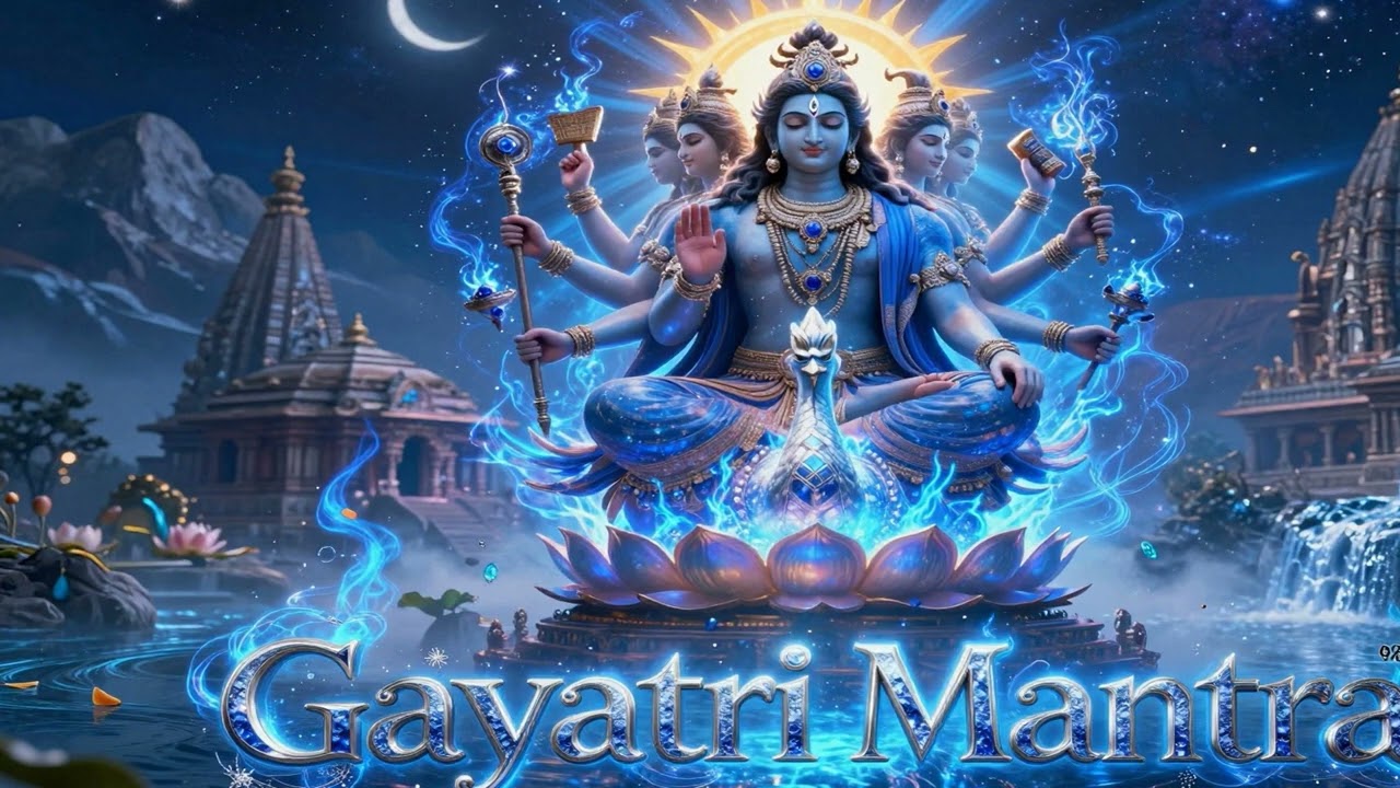 Gayatri Mantra for Prosperity 🙏 Savitar's Kedarnath Light