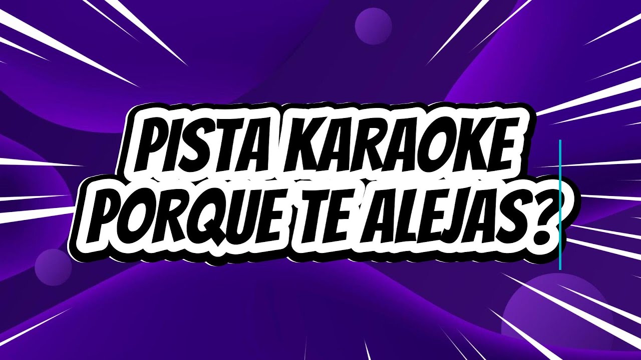 Pista Karaoke / Pasillo Ecuatoriano / Porque te alejas de la Iglesia de Cristo /   Stalin Vega