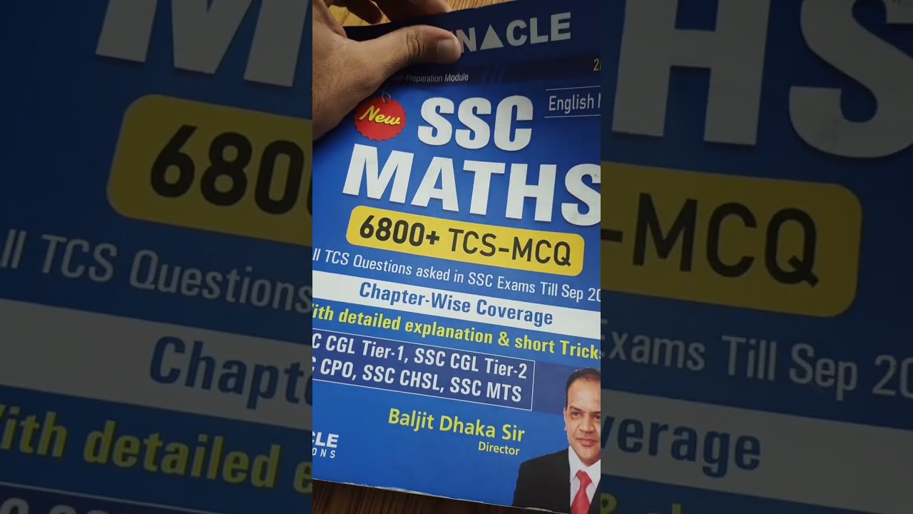 SSC CGL || PREVIOUS YEAR BOOK || 6800+ MATHS