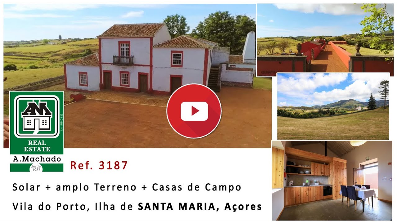 SOLAR / CASAS DE CAMPO - ALOJAMENTO TURISTICO [Ref. 3187] Almagreira, ILHA de Santa Maria, A&ccedil;ores