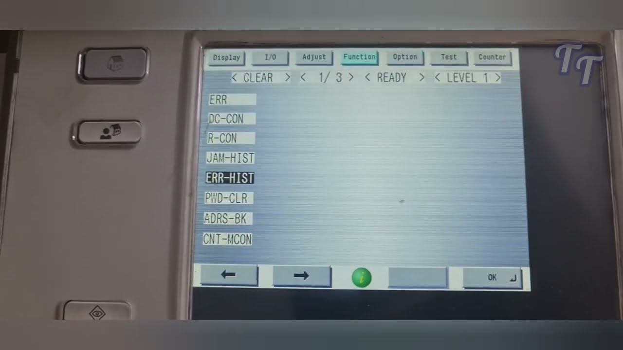 How to clear or reset error on Canon imageRUNNER Printers | Photocopier