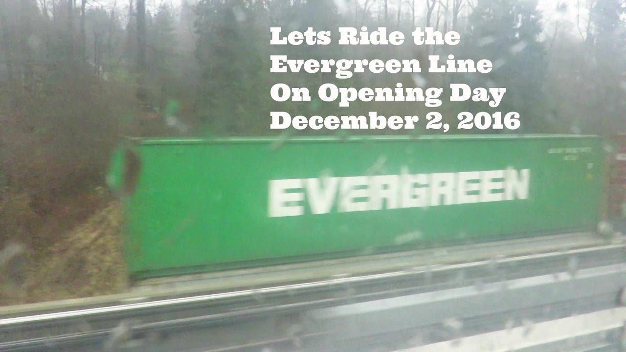 Lets Ride the Evergreen Line on Opening Day (December 2nd, 2016)