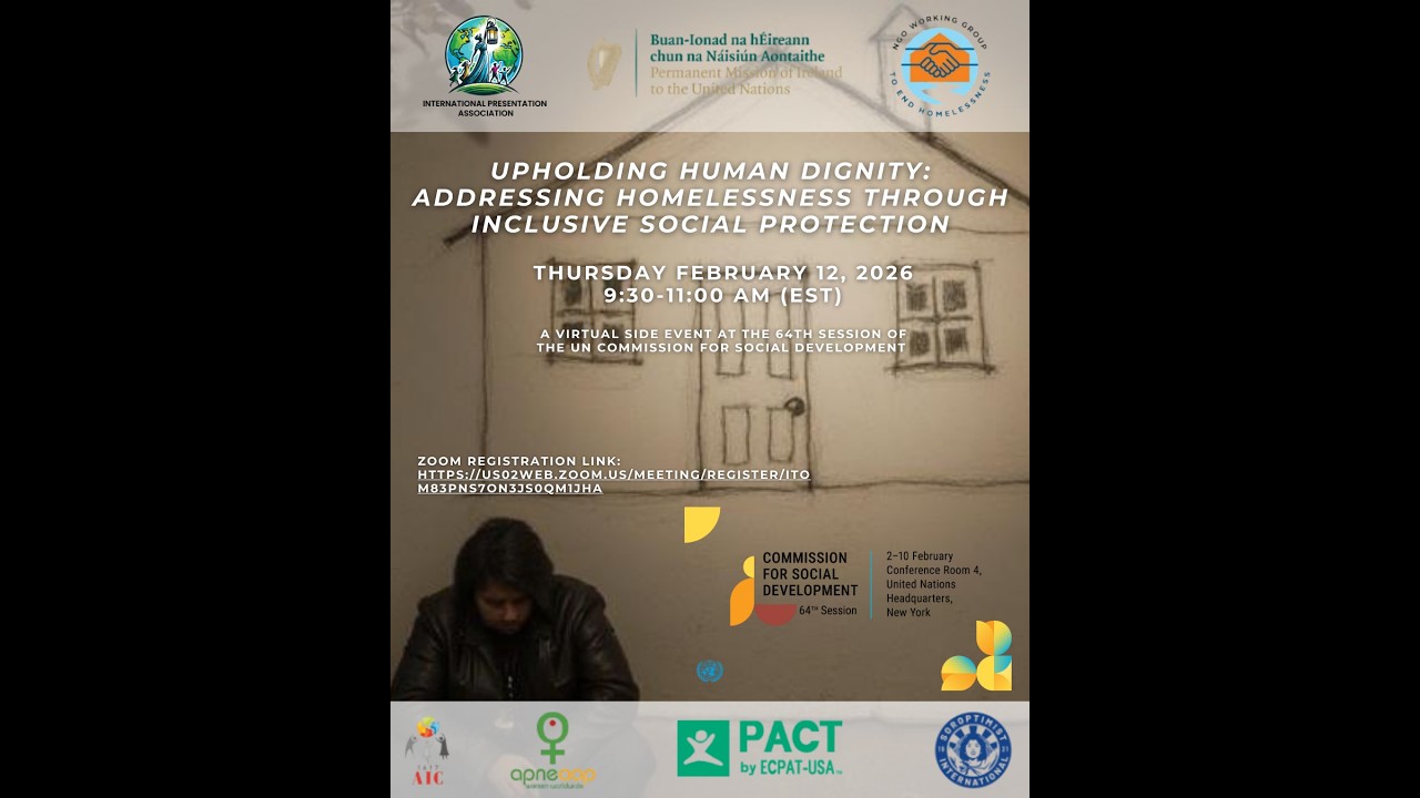 Upholding Human Dignity: Addressing Homelessness through Inclusive Social Protection_Feb 12, 2026