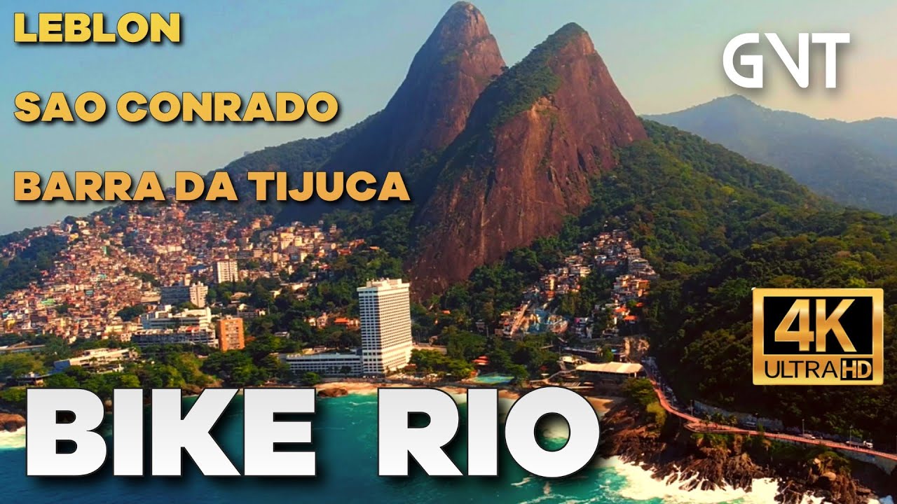 BIKE RIO - Do Leblon até a Barra da Tijica pela ciclovia  | 🇧🇷 Rio de Janeiro, Brazil |【4K】2021
