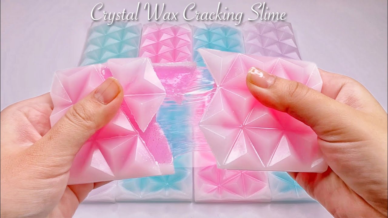 【ASMR】💎宝石パキパキスライム💖【音フェチ】Crystal Wax Cracking Slime