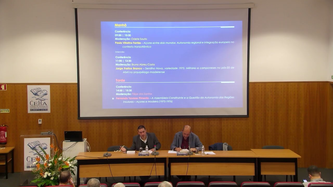 Conferência – Fernando Tavares Pimenta (28 Nov.º 2025)