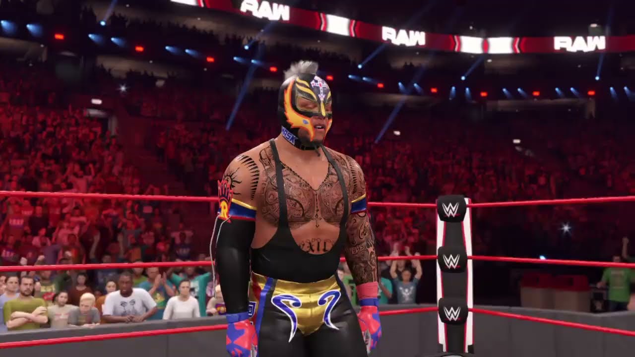 WWE 2K22 - Introduction and Gameplay | Mysterio vs Priest | Proprietary Engine | 2K Games | Visual