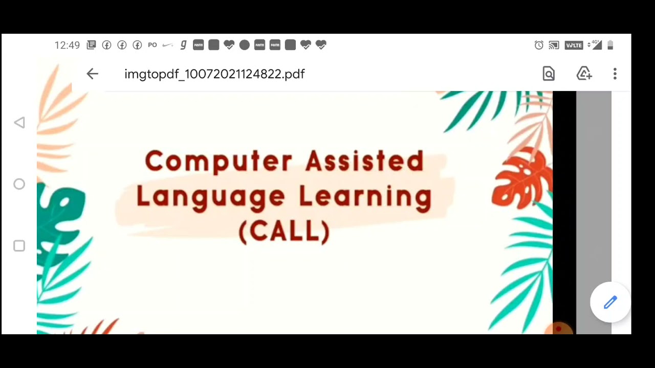 CALL ( computer assisted language learning) by Dr Neeta Singh Sachan
