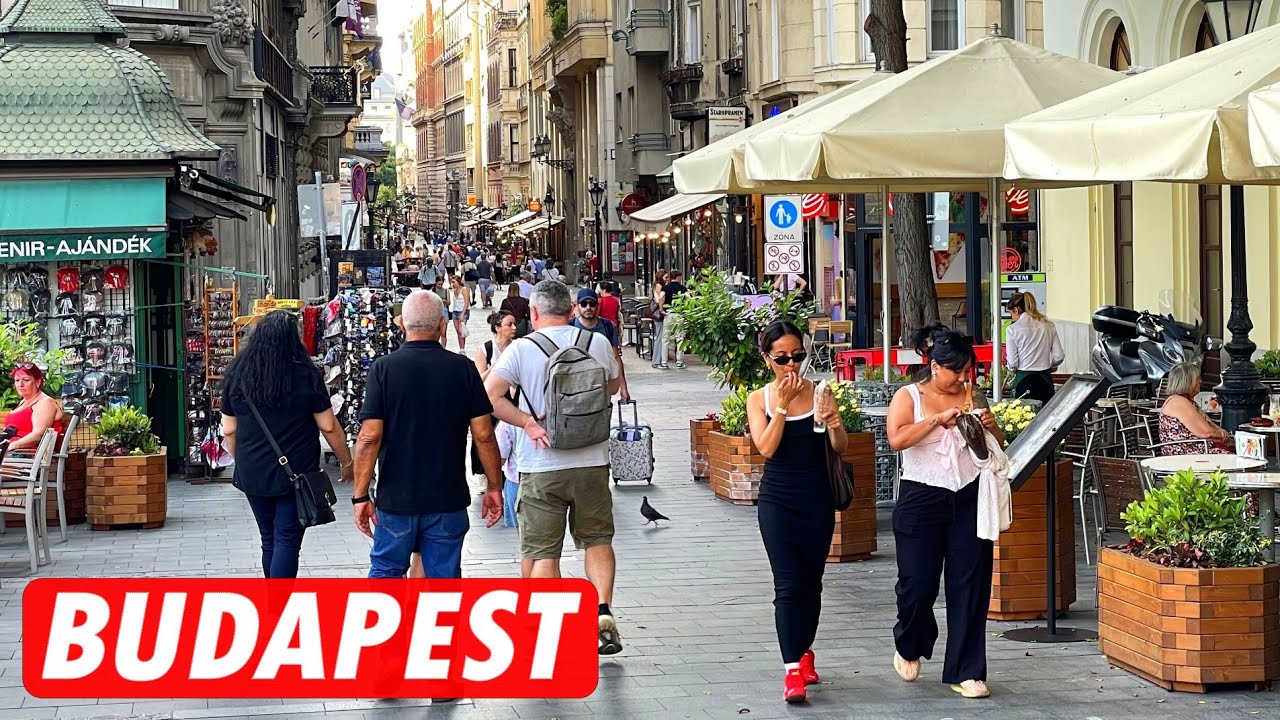 Evening Walk on Váci Street | Summer in Budapest 🇭🇺