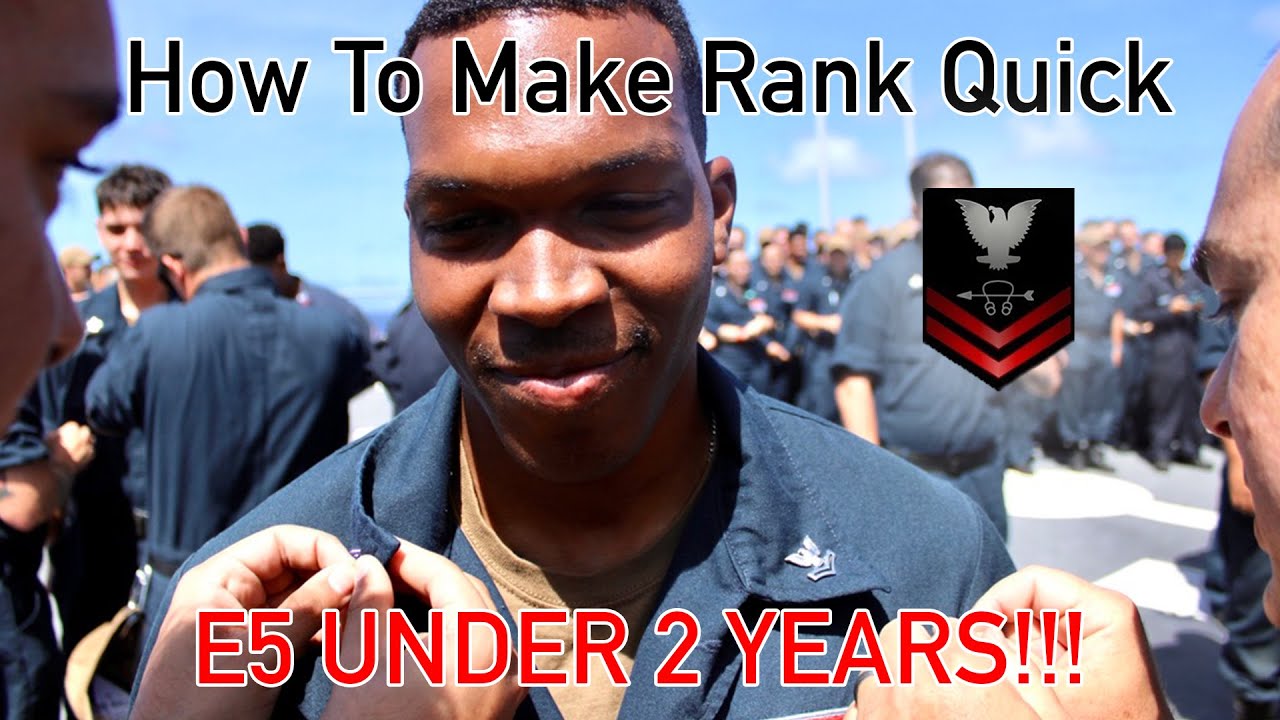 ADVANCE Rank In The Navy | How I Made E5 In 2 Years! (3 Keys to Success)