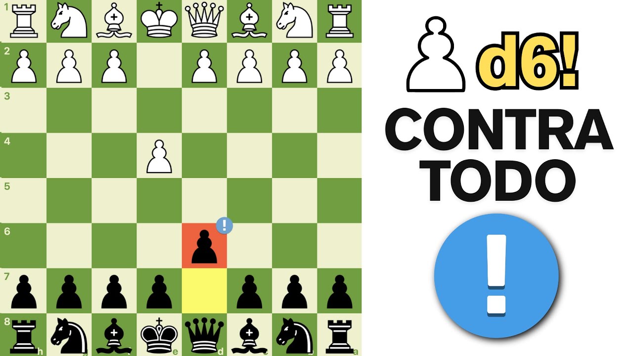 GANA SIEMPRE con la TODOPODEROSA d6!😱♟️ (La puedes jugar SIEMPRE)