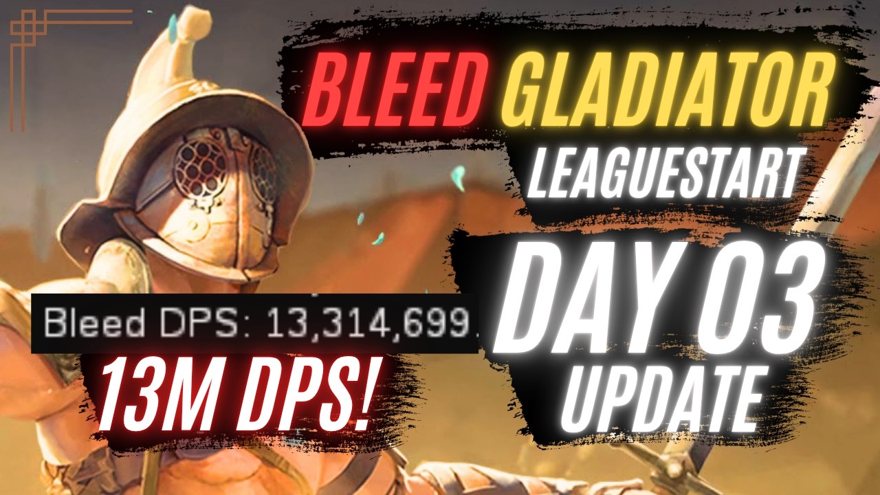 Билд показывает отличные результаты! | Обновление 03 дня | LACERATE BLEED GLADIATOR | PoE 3.29