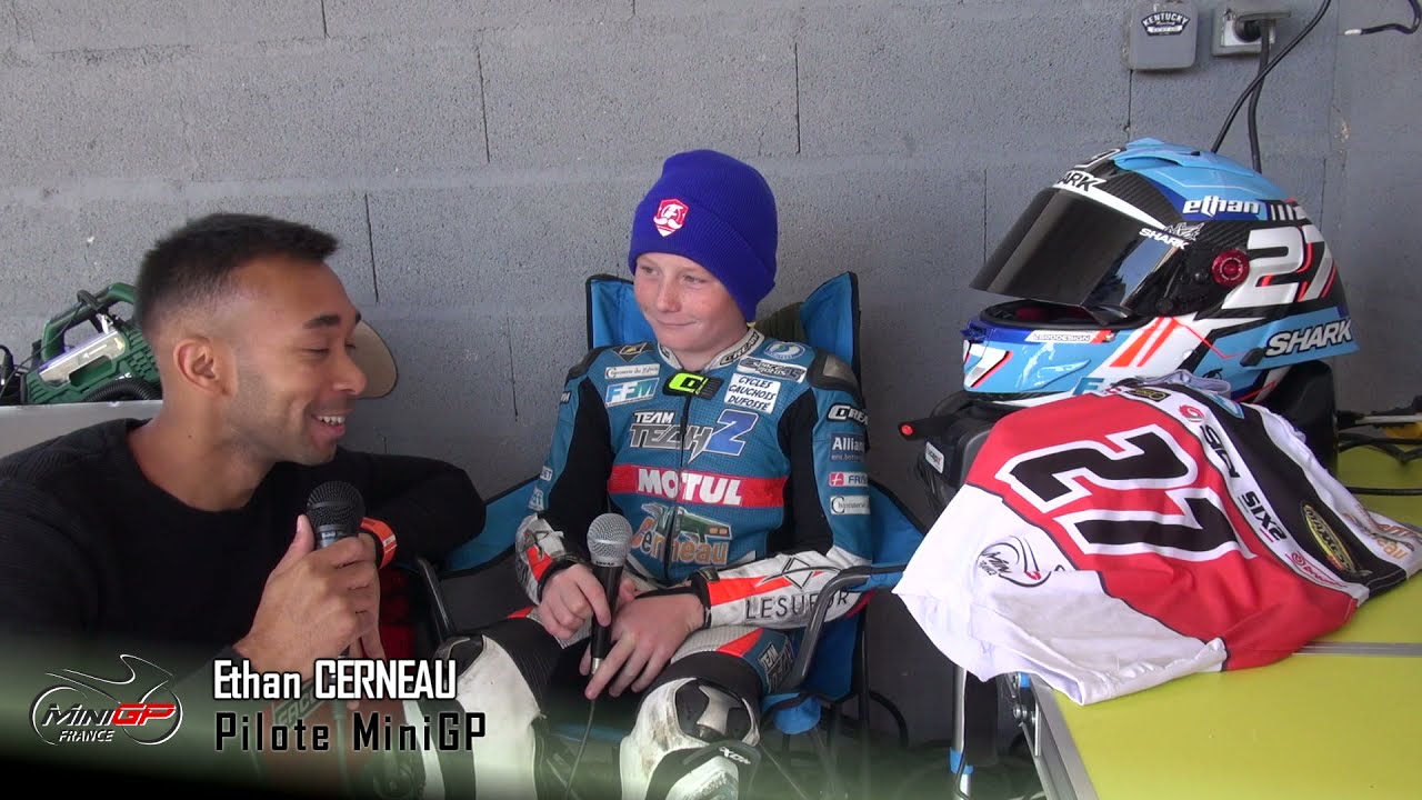 Ethan Dufossé Cerneau - Quelques instants avant d’être champion Mini Gp 2021