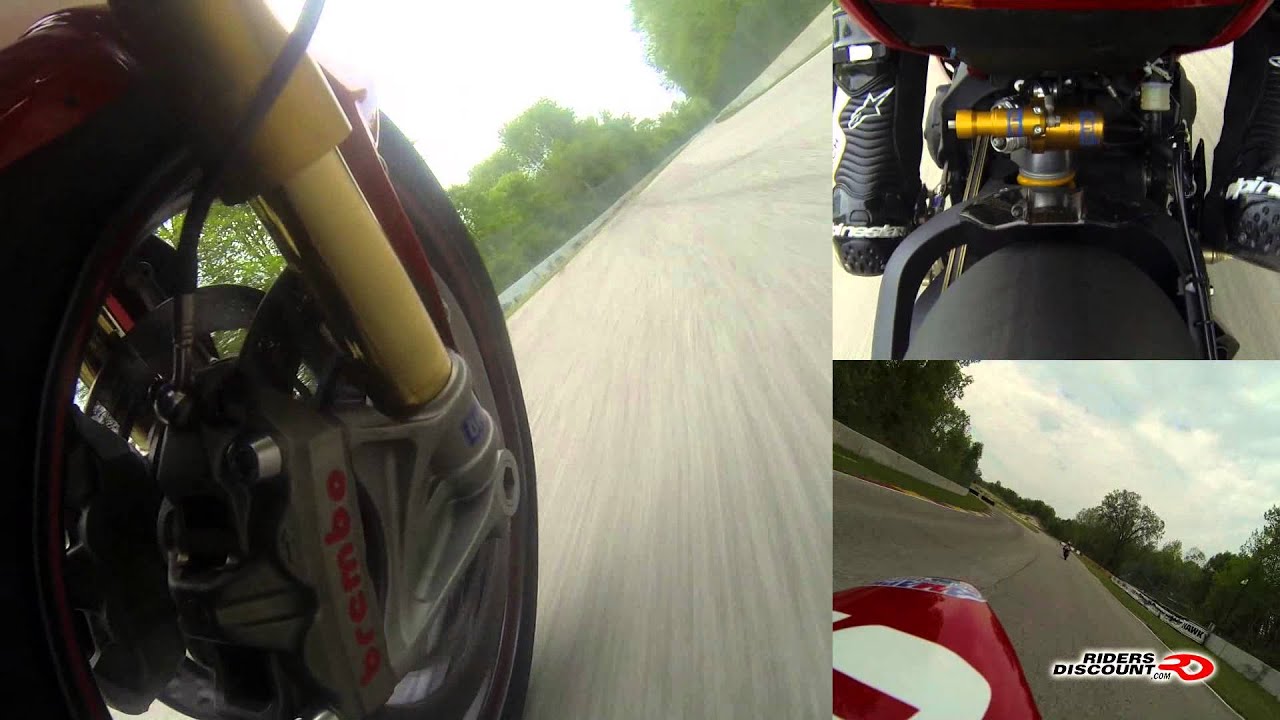 Triumph 675R at Road America with Danny Eslick