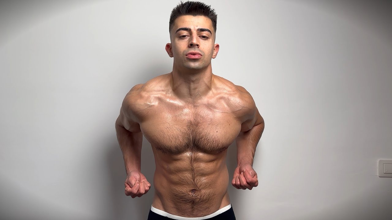 Shoulder Press Workout & Flexing