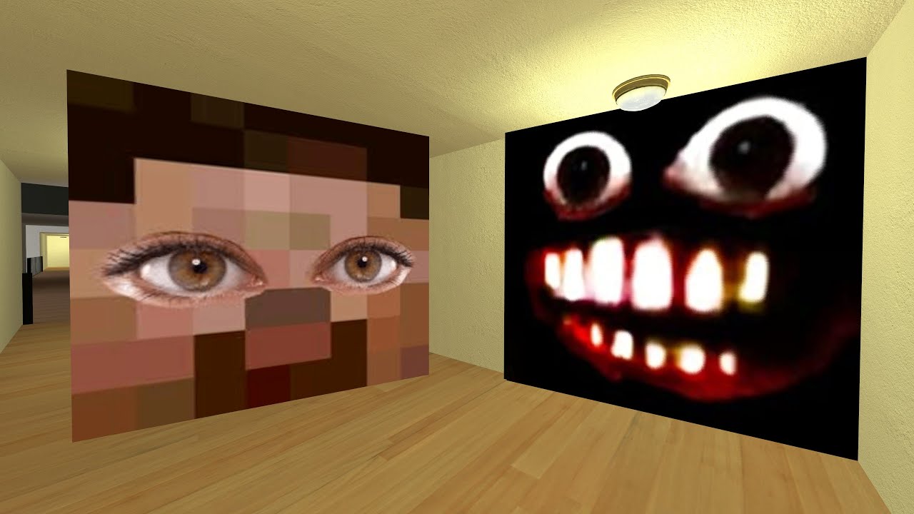 Cursed Steve And Scary Face Nextbot Gmod