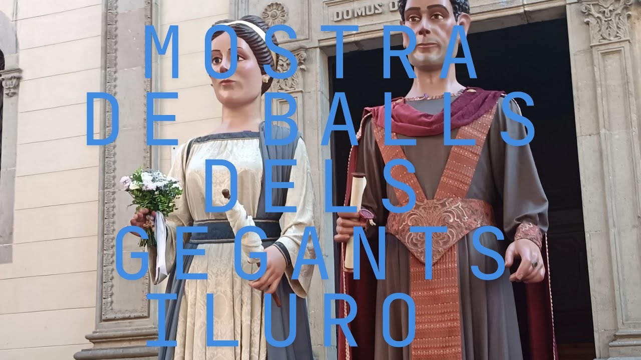 Mostra de balls dels gegants Iluro i nous vestits.