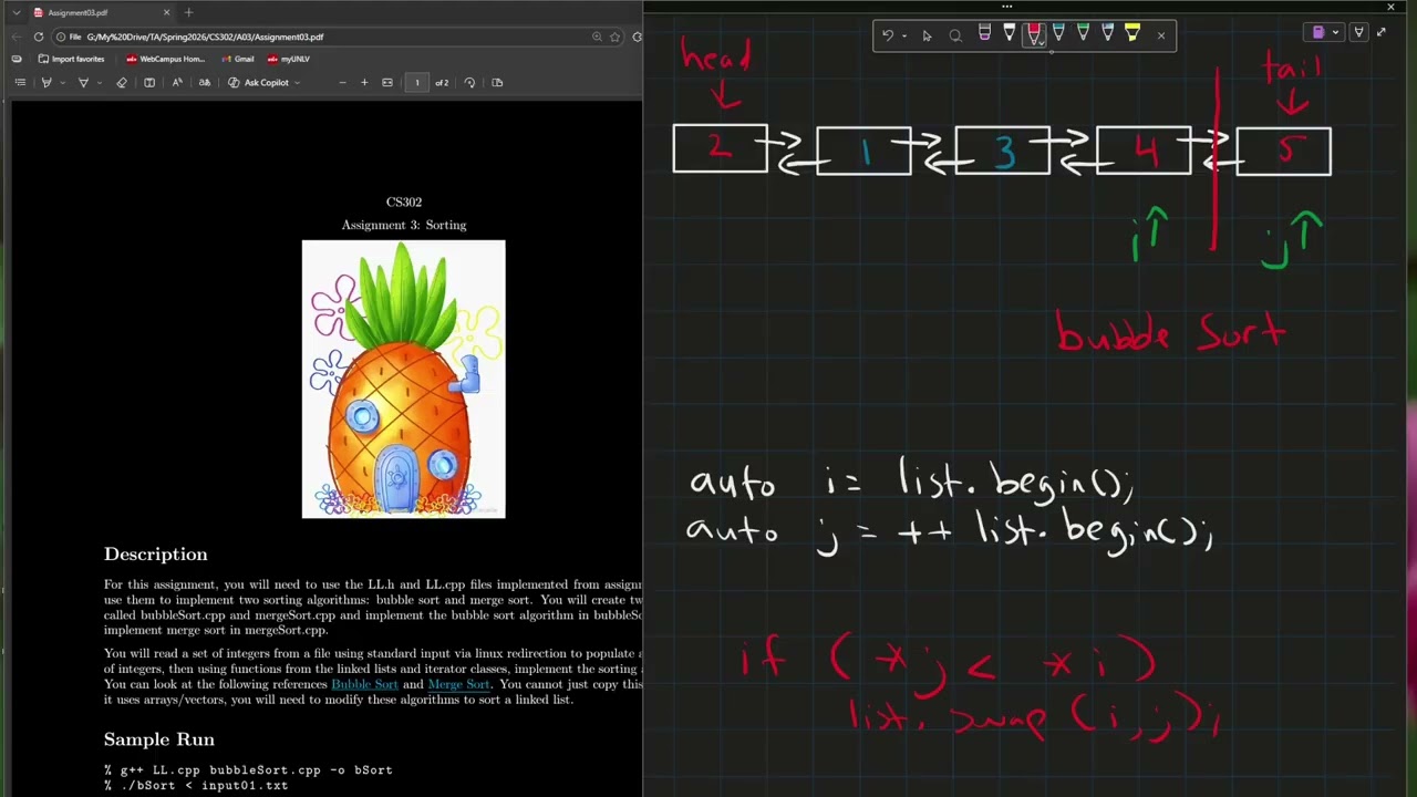 CS 302 Spring 2026 Assignment 3 Supplemental Video