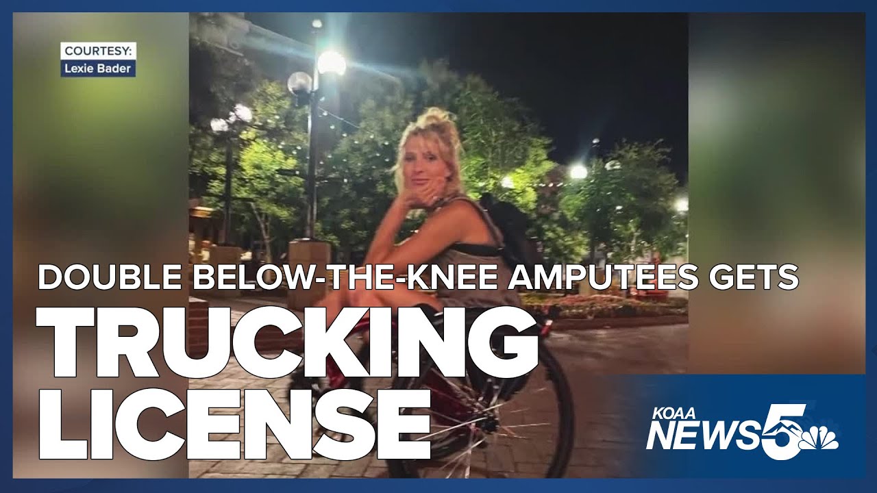 Local woman becomes one of the first double below-the-knee amputees to get trucking license