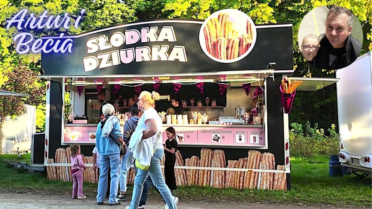 Dzisiaj piesza wycieczka. Musimy sprawdzić tę dziurkę. Jarmark Michała w Żaganiu. Stoiska.