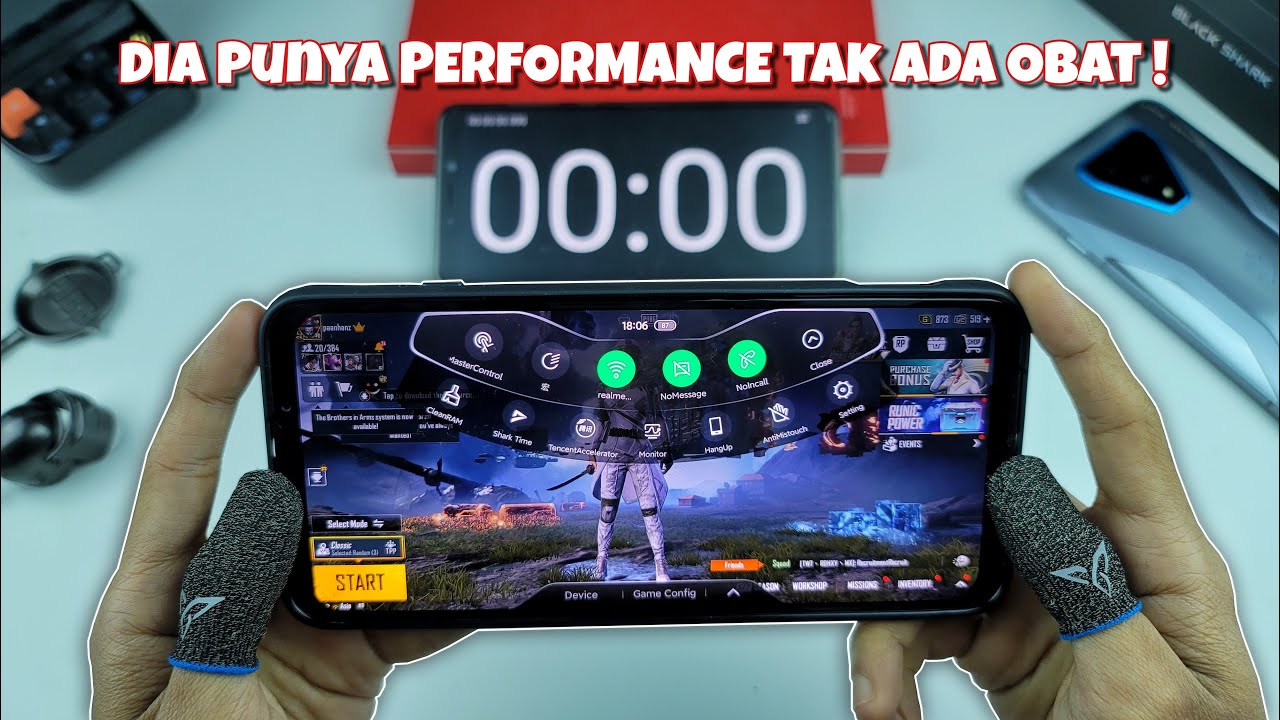 Seksa Black Shark 3S PUBG Non Stop Grafik SMOOTH+90FPS !
