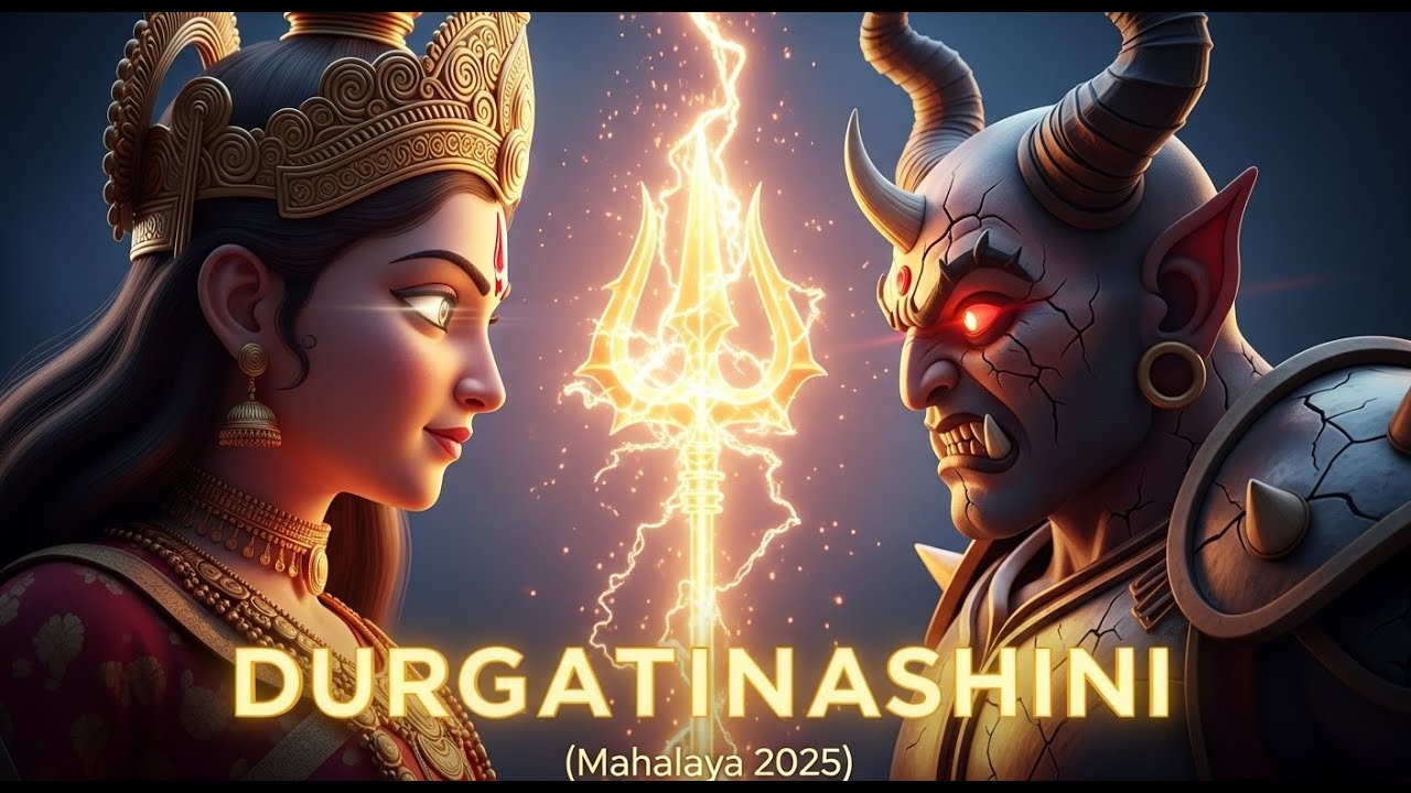Durgatinashini | Mahalaya Special | Mahalaya 2025 | TinyTikaStudio | #mahalaya2025 |#madurga