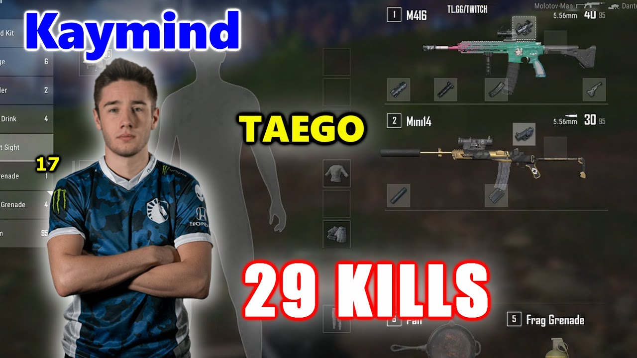 Team Liquid Kaymind & Soniqs Hwinn - 29 KILLS - TAEGO - M416 + Mini14 - DUO SQUADS! - PUBG