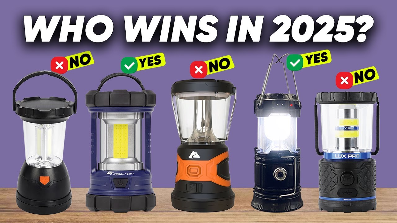 Top 5 Best Rechargeable Camping Lanterns 2025 | Long-Lasting Light