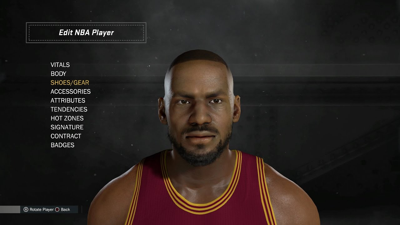 How To Create LeBron James in NBA 2K17