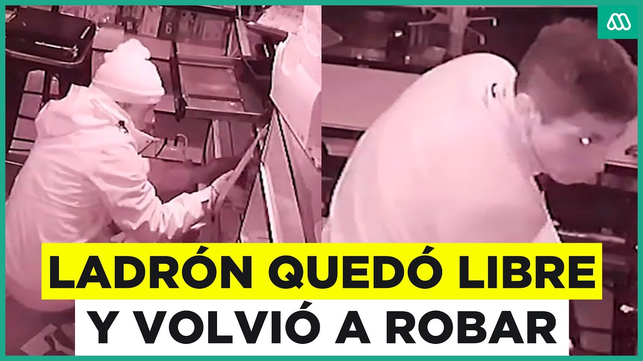Insólito: Delincuente quedó libre y volvió a robar al mismo local en menos de 24 horas