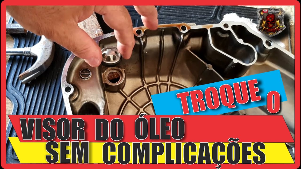 #óleo#manutenção#Boulevard - TROCA DO VISOR DE ÓLEO DA SUA MOTO ! RÁPIDO E FÁCIL