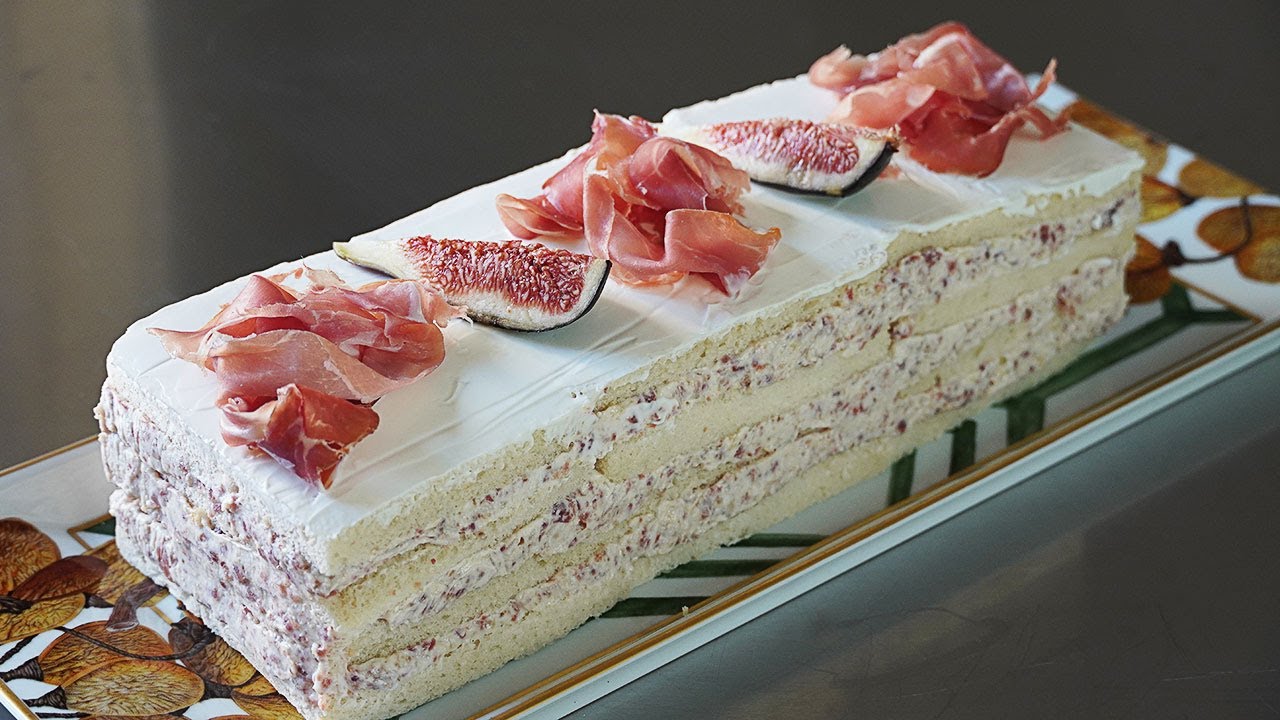 PASTEL FRÍO DE JAMÓN Y QUESO. MUY RICO