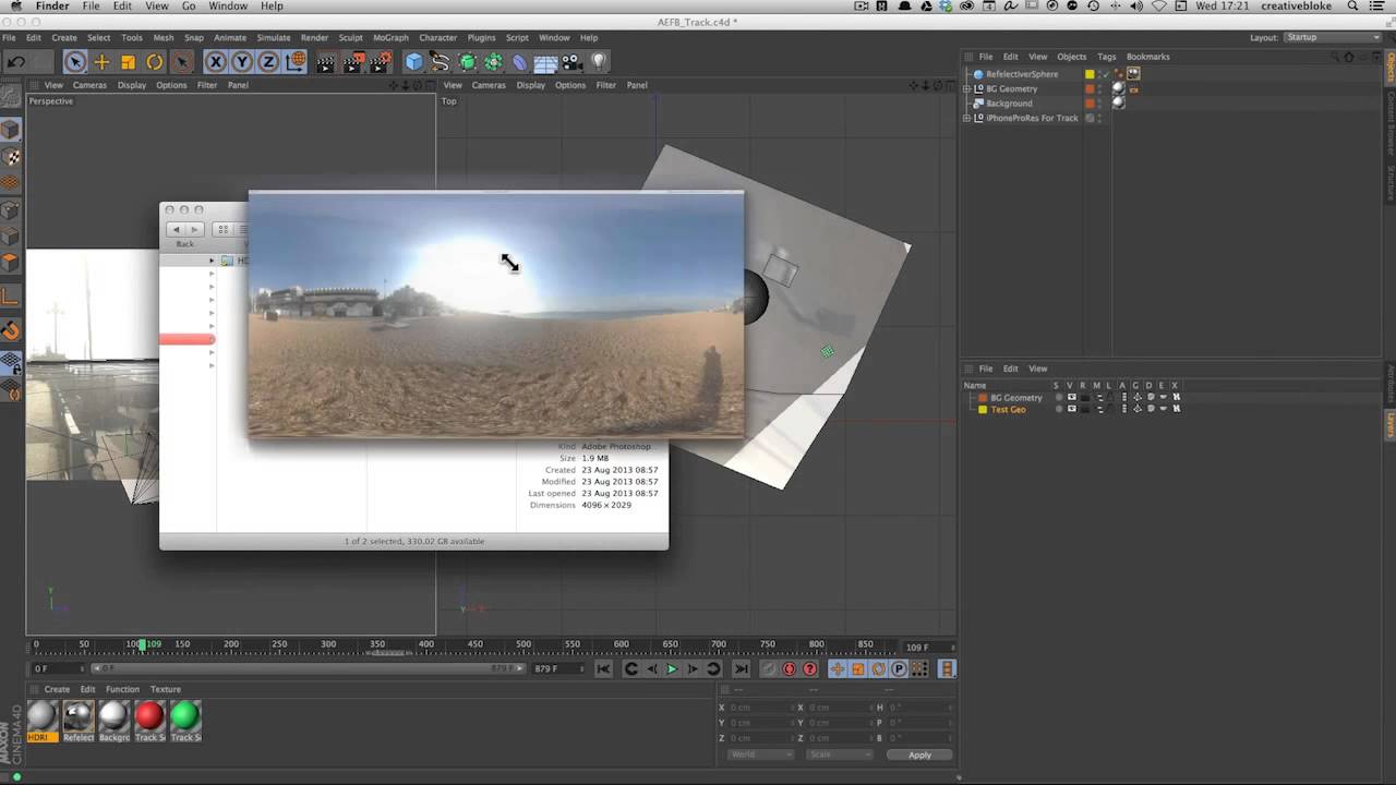 Adobe After Effects tutorial: Compositing in Cineware, Part 12