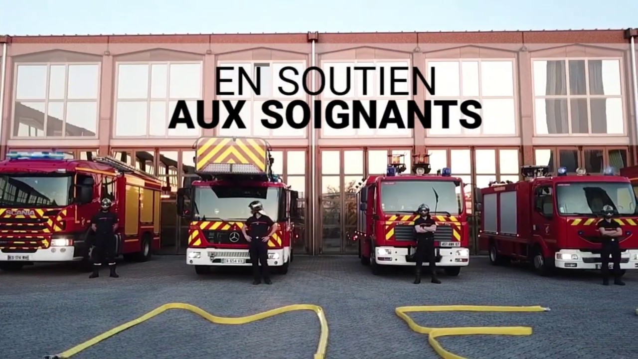 COVID-19 : Les sapeurs-pompiers du CIS Strasbourg Ouest vous disent merci