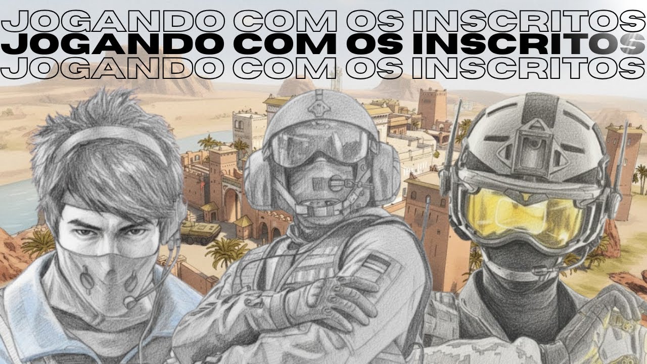 LIVE ON! RANKED COM INSCRITOS! RAINBOW SIX SIEGE!