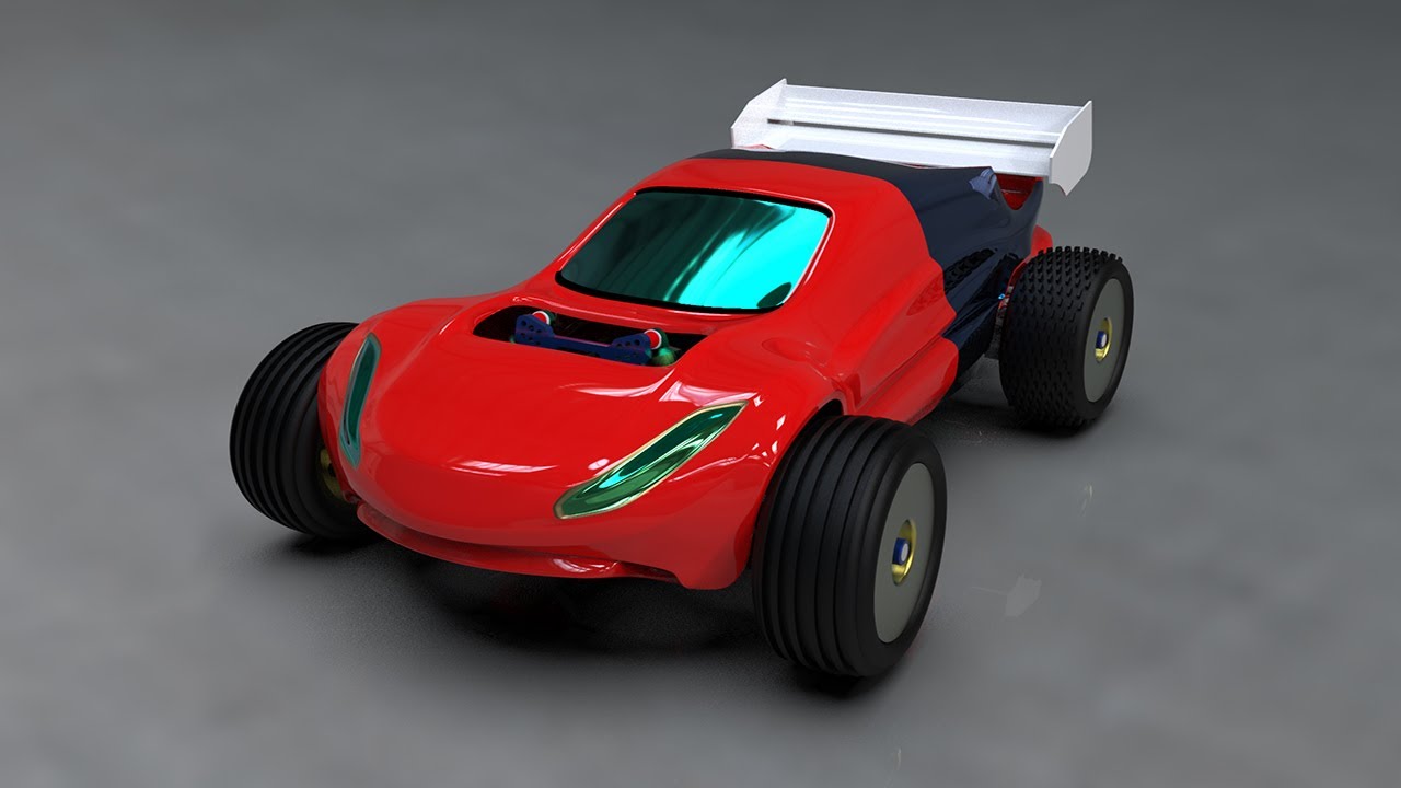 RC Car Surfacing - SolidWorks tutorial