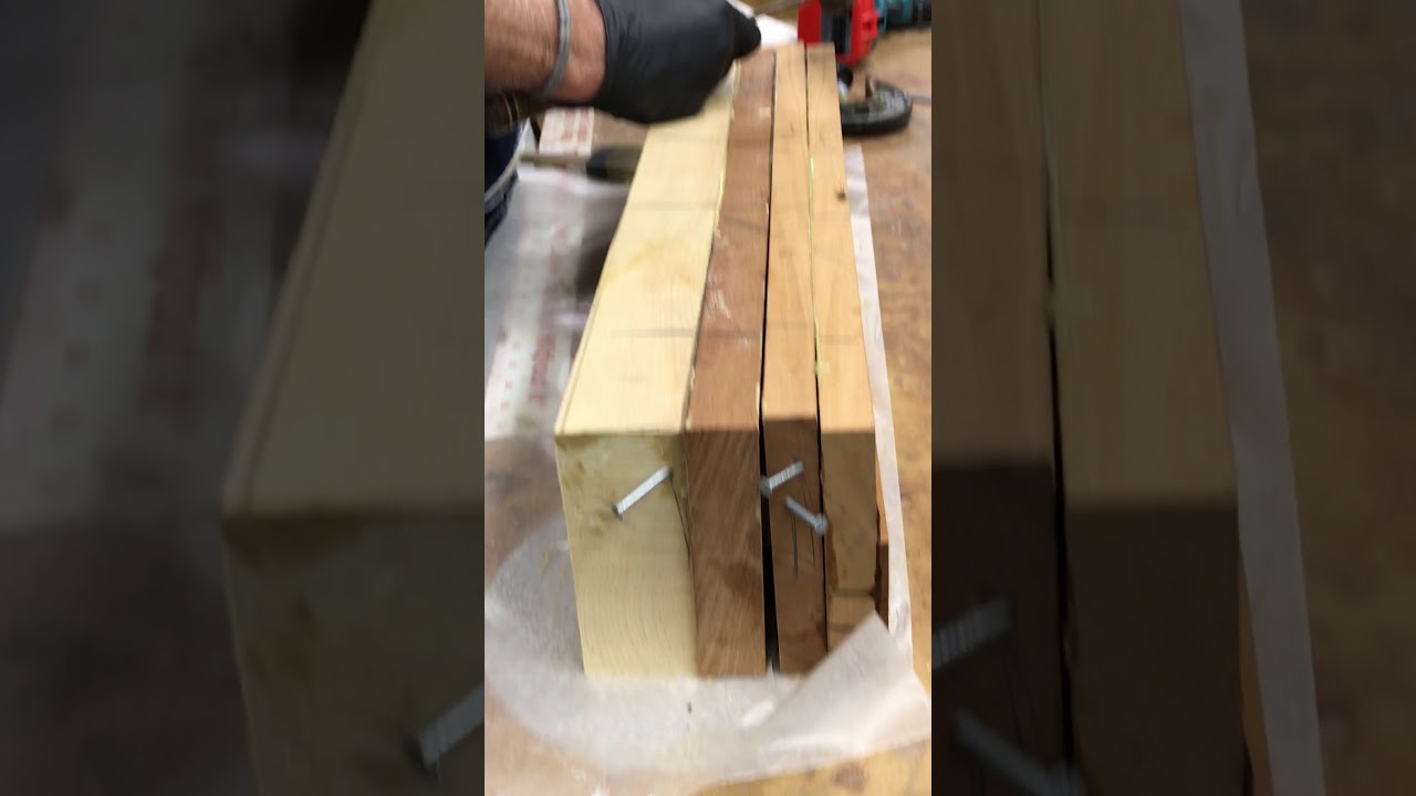 Cat Boat Half Hull by Malcolm M. Crosby, Part 1: Gluing