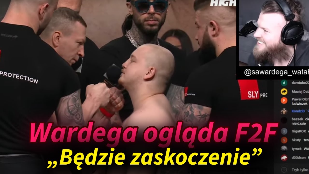 WARDEGA ogląda FACE2FACE LUDWICZEK VS DAROLEW I Flunews.pl