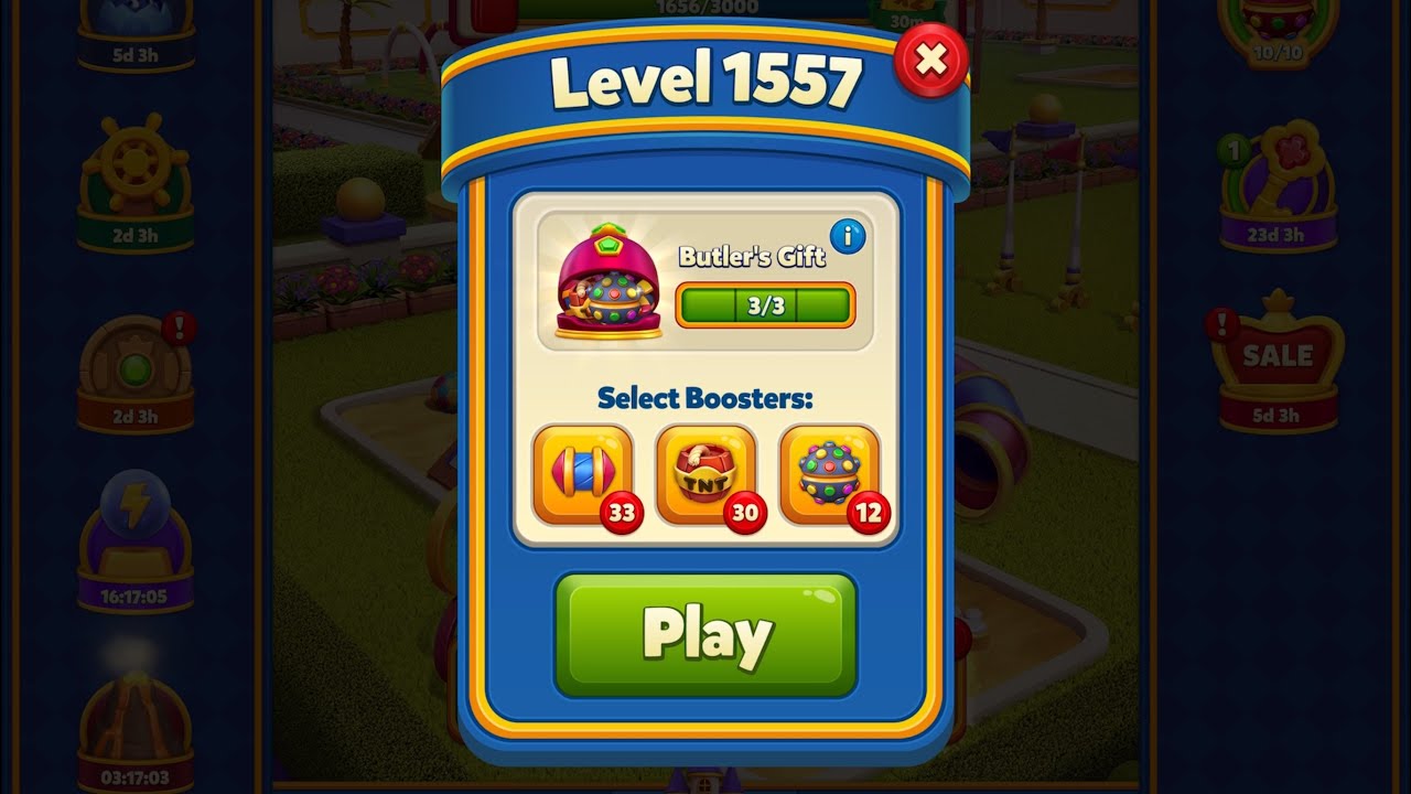 Royal Match - King Robert - Level 1557 (last move clearance)