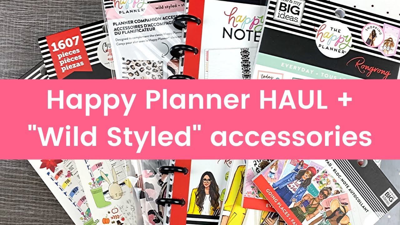 Happy Planner HAUL + Wild Styled Planner Companion Accessories