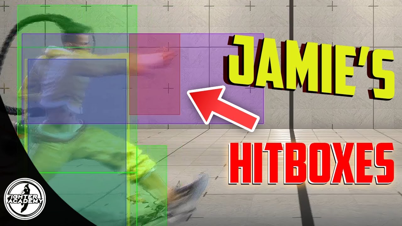 Street Fighter 6 Roster Hitboxes - Jamie