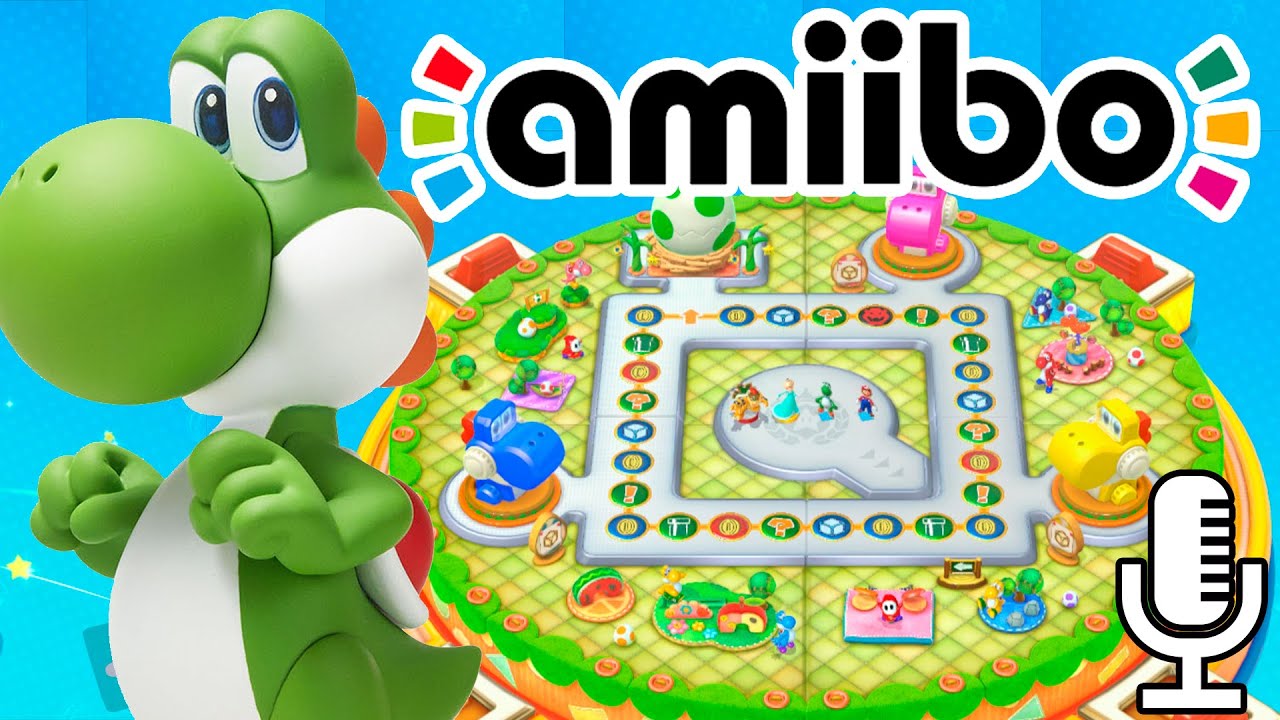 ✪ MARIO PARTY 10 ✪ | ¡Fiesta de AMiiBO!: (5) TABLERO de YOSHI | Guía Co-Op [FULL HD|60fps]