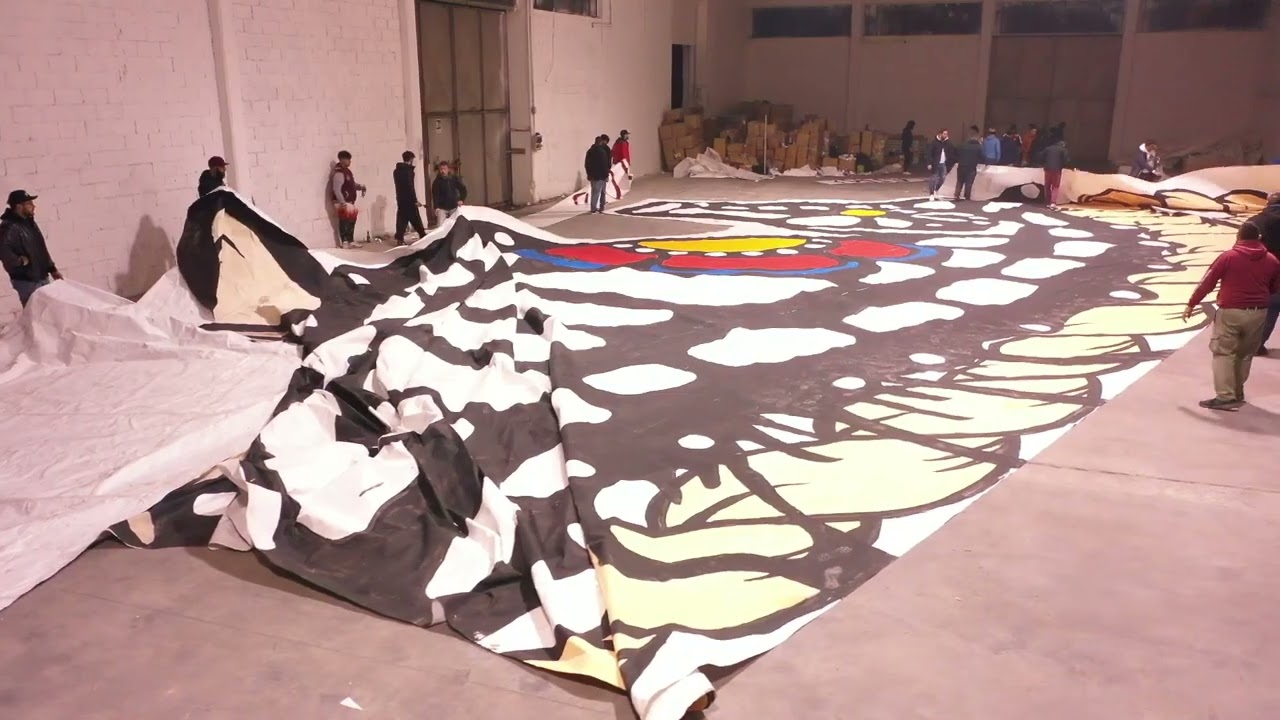 Coreografia Salernitana Juventus, realizzazione ed esecuzione. Curva Sud Siberiano Salerno