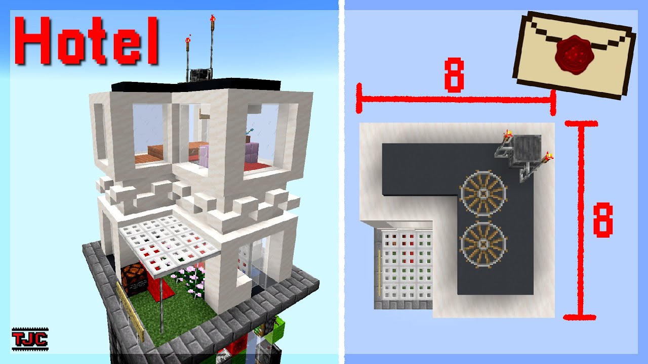 Das KLEINSTE Redstone-HOTEL überhaupt! Mit 4 Zimmern, Spa und Lift - 📪 2021 Ep. 140
