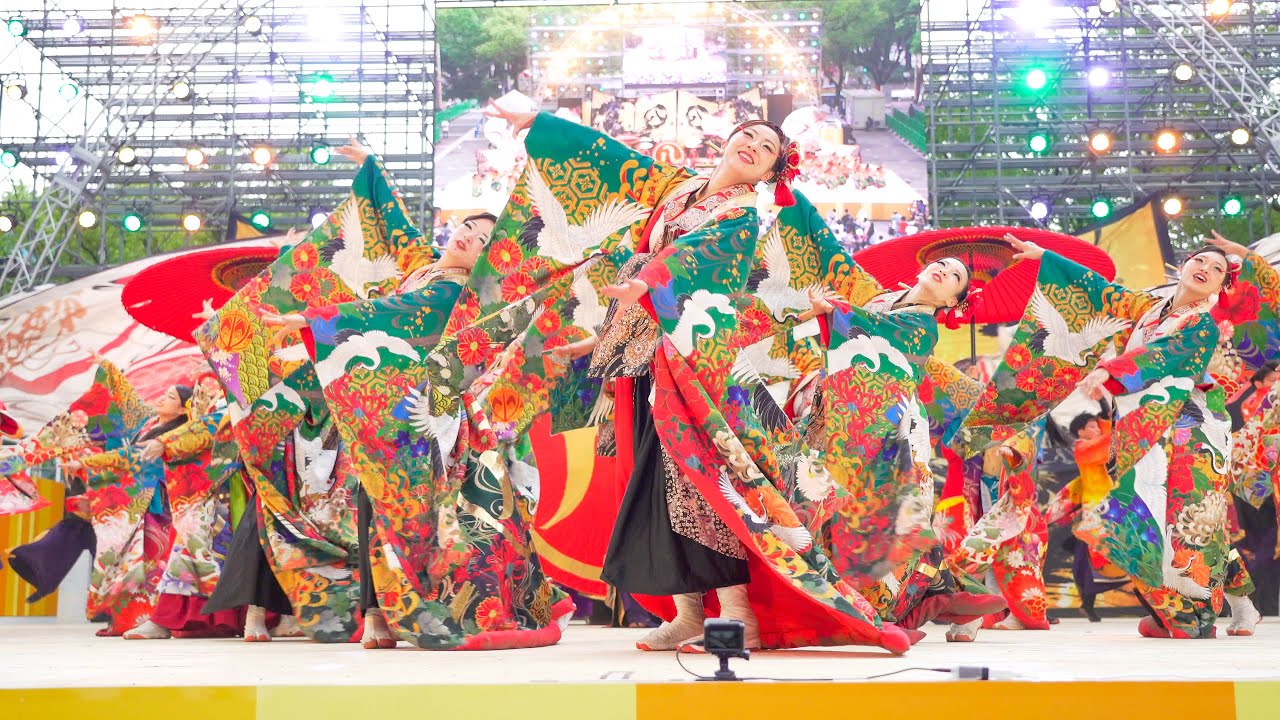 [4K] kagura  にっぽんど真ん中祭り どまつり 2022 土曜日 (中央)