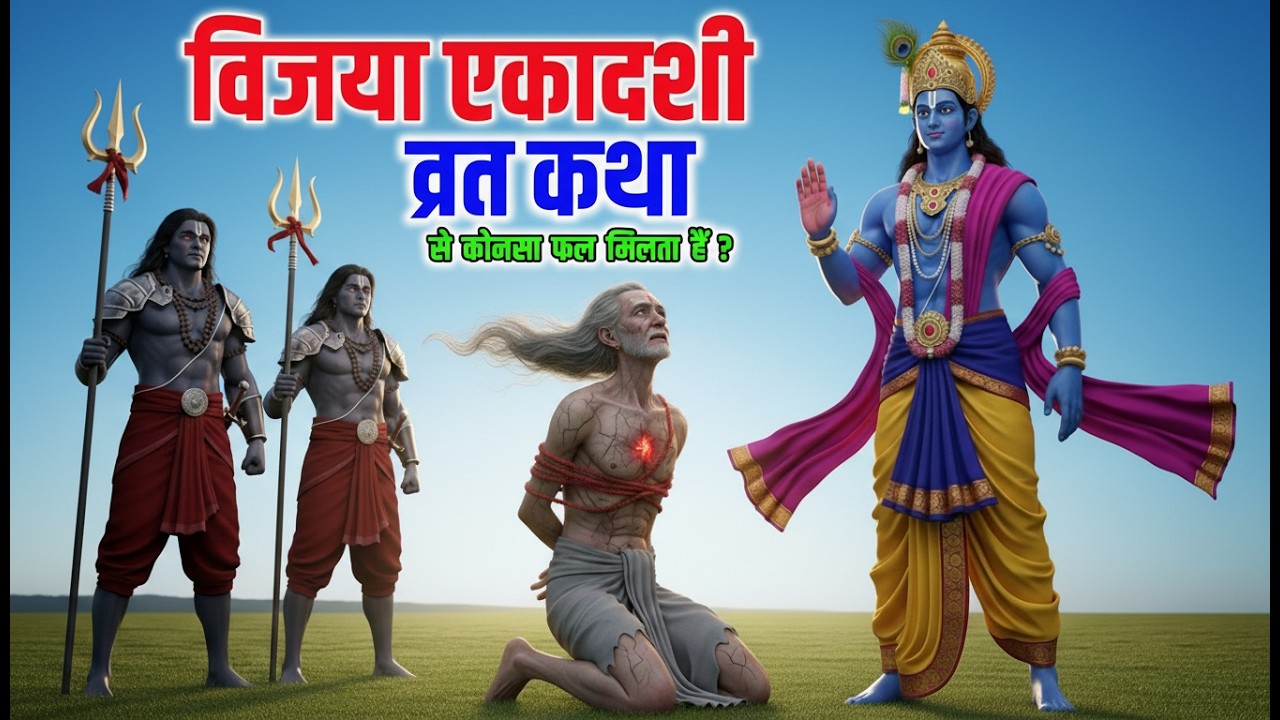 विजया एकादशी व्रत कथा | कथा श्रवन से कोनसा फल मिलता हैं |Vijaya Ekadashi Katha |#shreekrishna