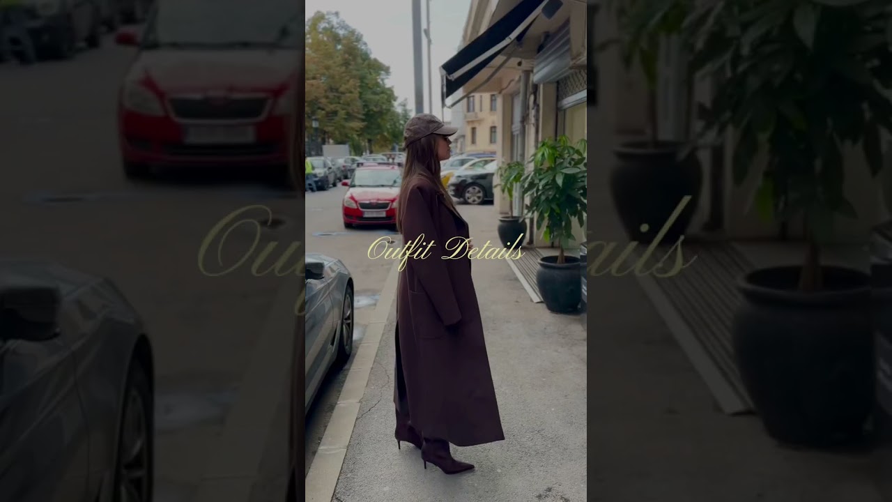 Chocolate cashmere coat #fashion #style #fashionstyle #streetstyle #luxury #jacket #shopping #sale