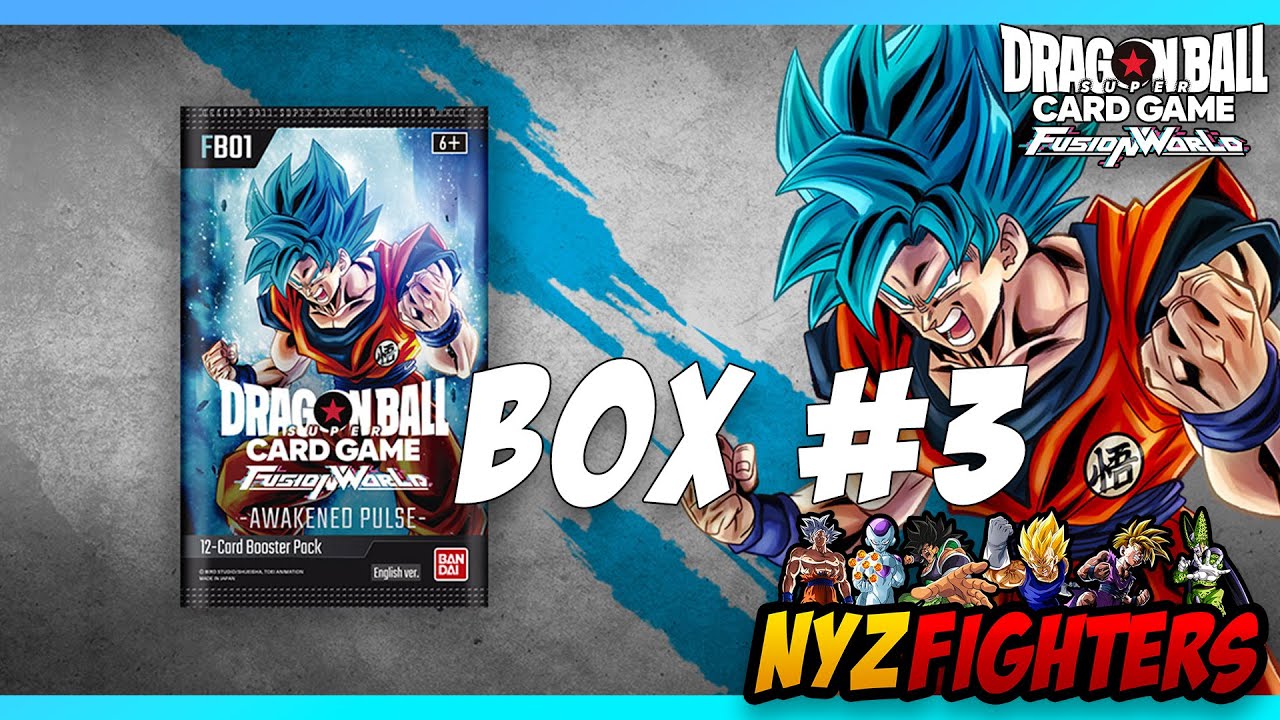 -AWAKENED PULSE- [FB01] Box 3 Unboxing DRAGON BALL SUPER CARD GAME FUSION WORLD