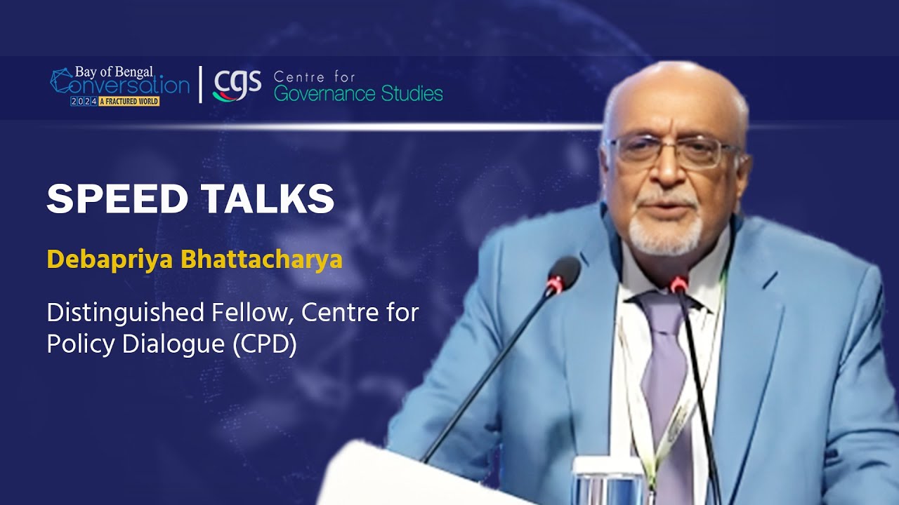 Speed Talks | Debapriya Bhattacharya | BOBC 2024