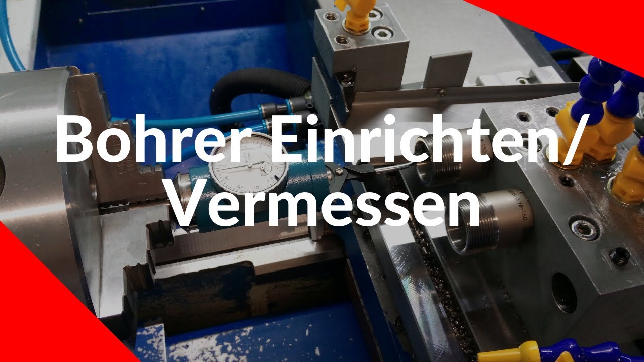 Tutorial CNC Drehen | Programmierung mit Sinumerik | Bohrer einrichten / vermessen